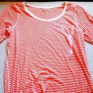 Old Navy stripped long sleeve vee neck